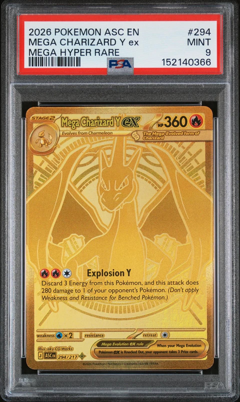 Mega Charizard Y ex — Hyper Rare